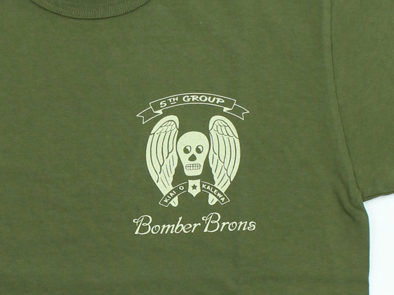 BR79778 S/S T-SHIRT 23rd BOMB. SQ. BOMBER BARONS - OLIVE