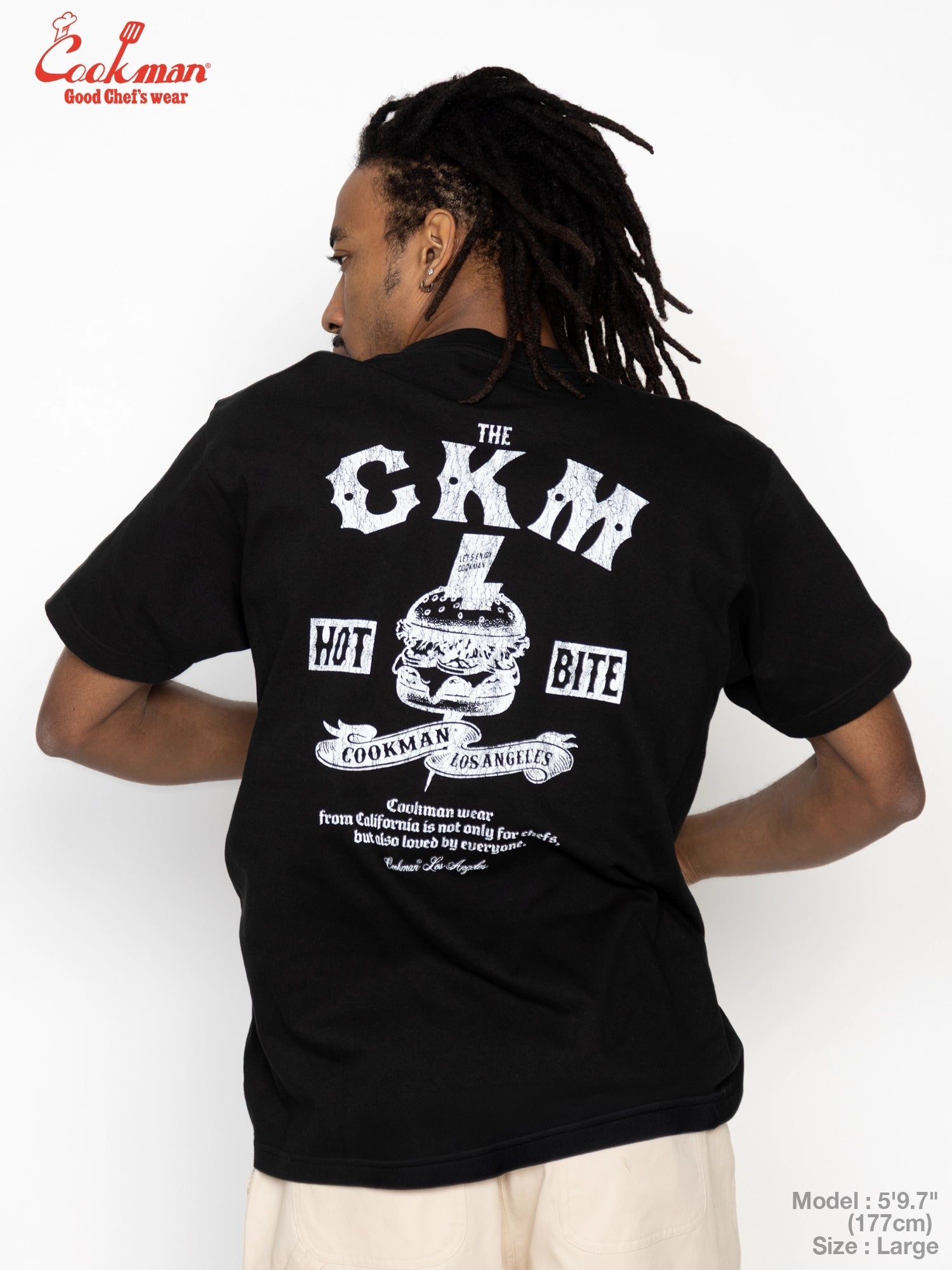 CKM TEE S/S - BLACK