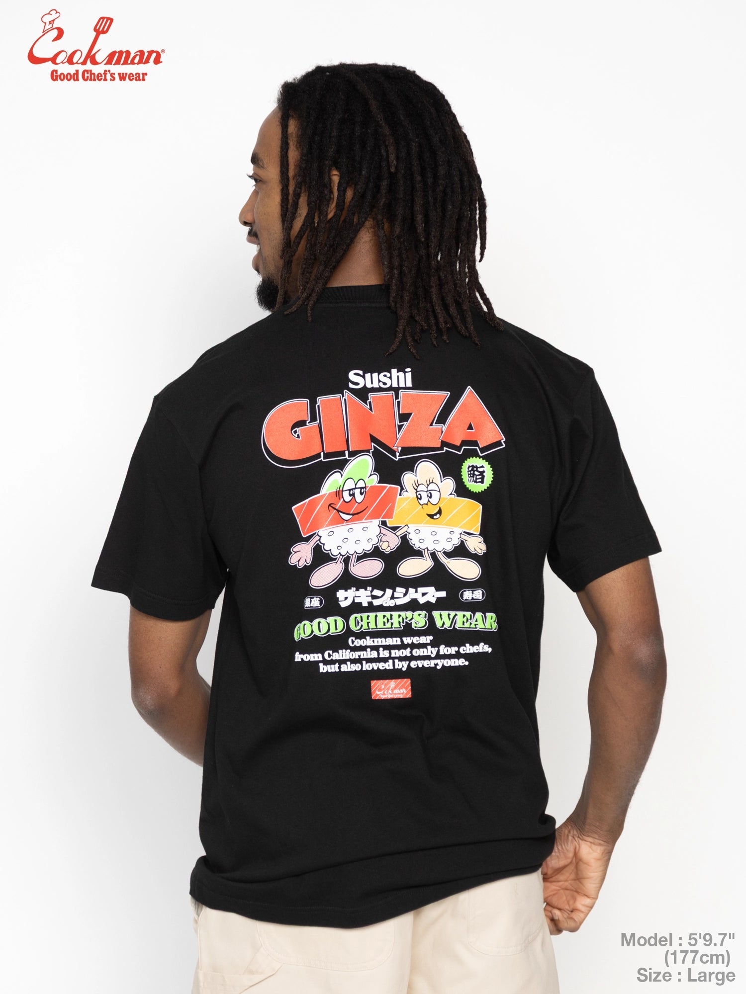 GINZA TEE S/S - BLACK