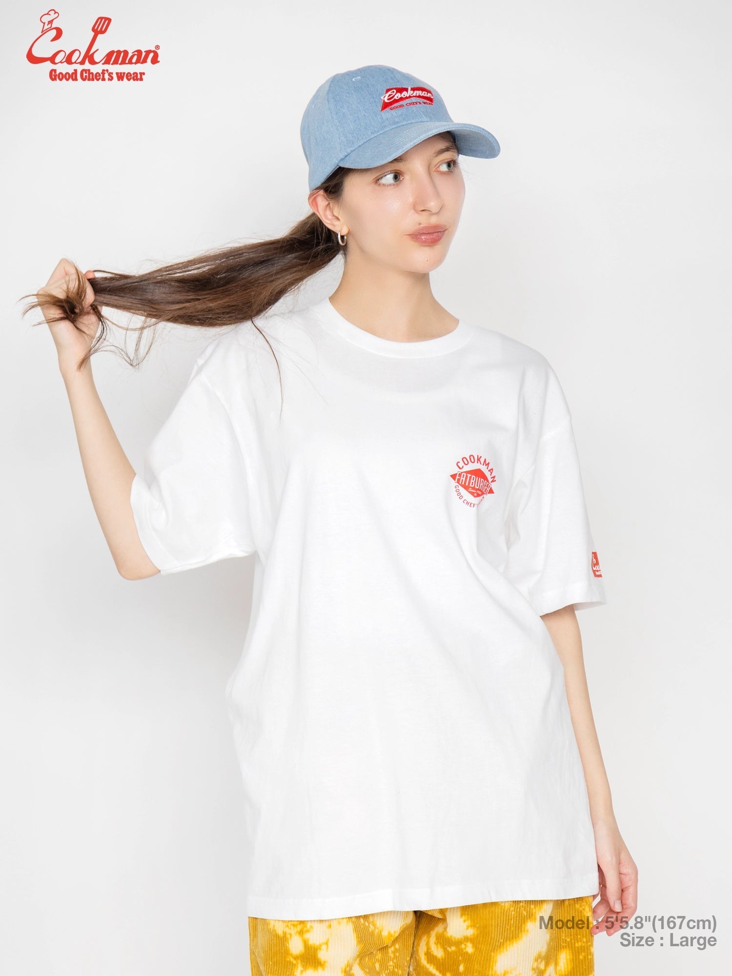 FATBURGER FIRST LOCATION TEE S/S - WHITE