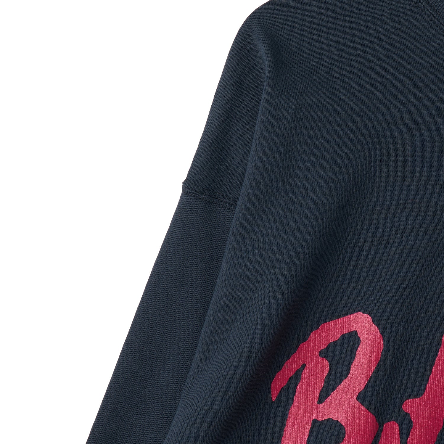 BR-25404 BOXY L/S PRINT T-SHIRT (BARNS) - CHARCOAL