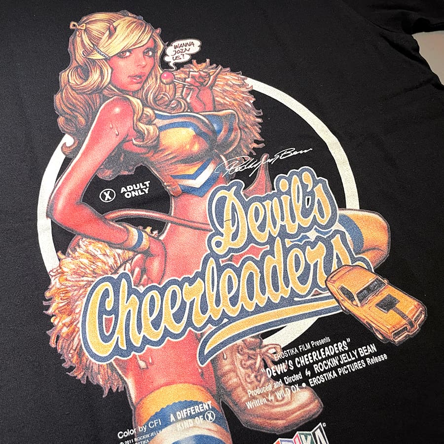Devil's Cheerleaders T-shirt - BLACK
