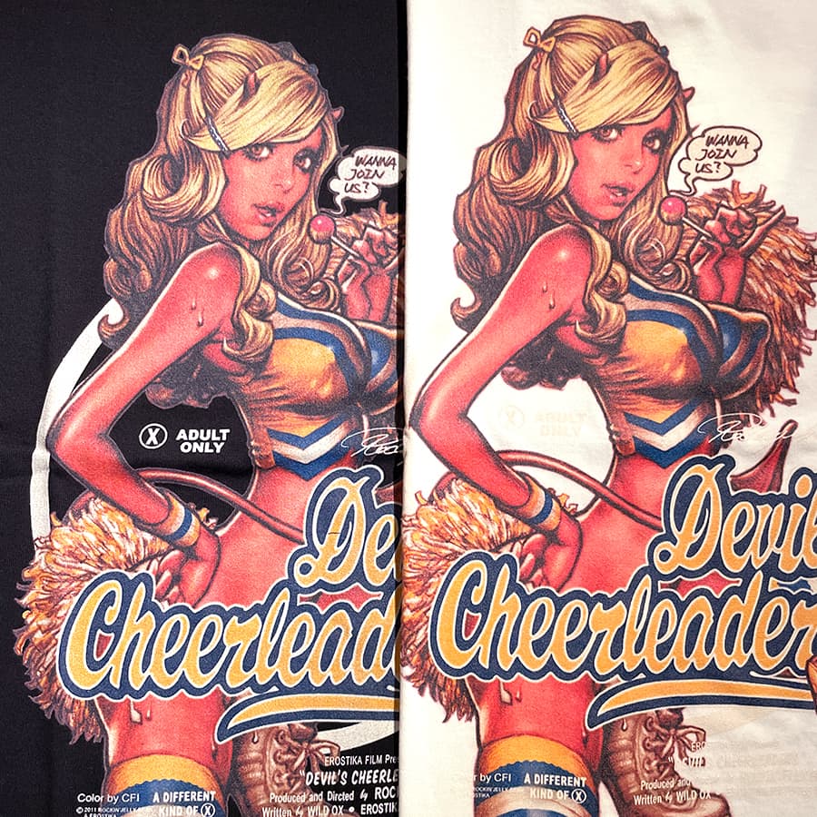 Devil's Cheerleaders T-shirt - BLACK