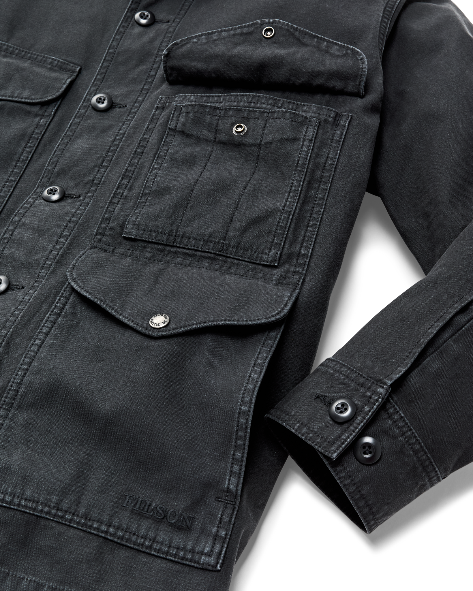 FIELD CRUISER JACKET - WASHED FADED BLACK