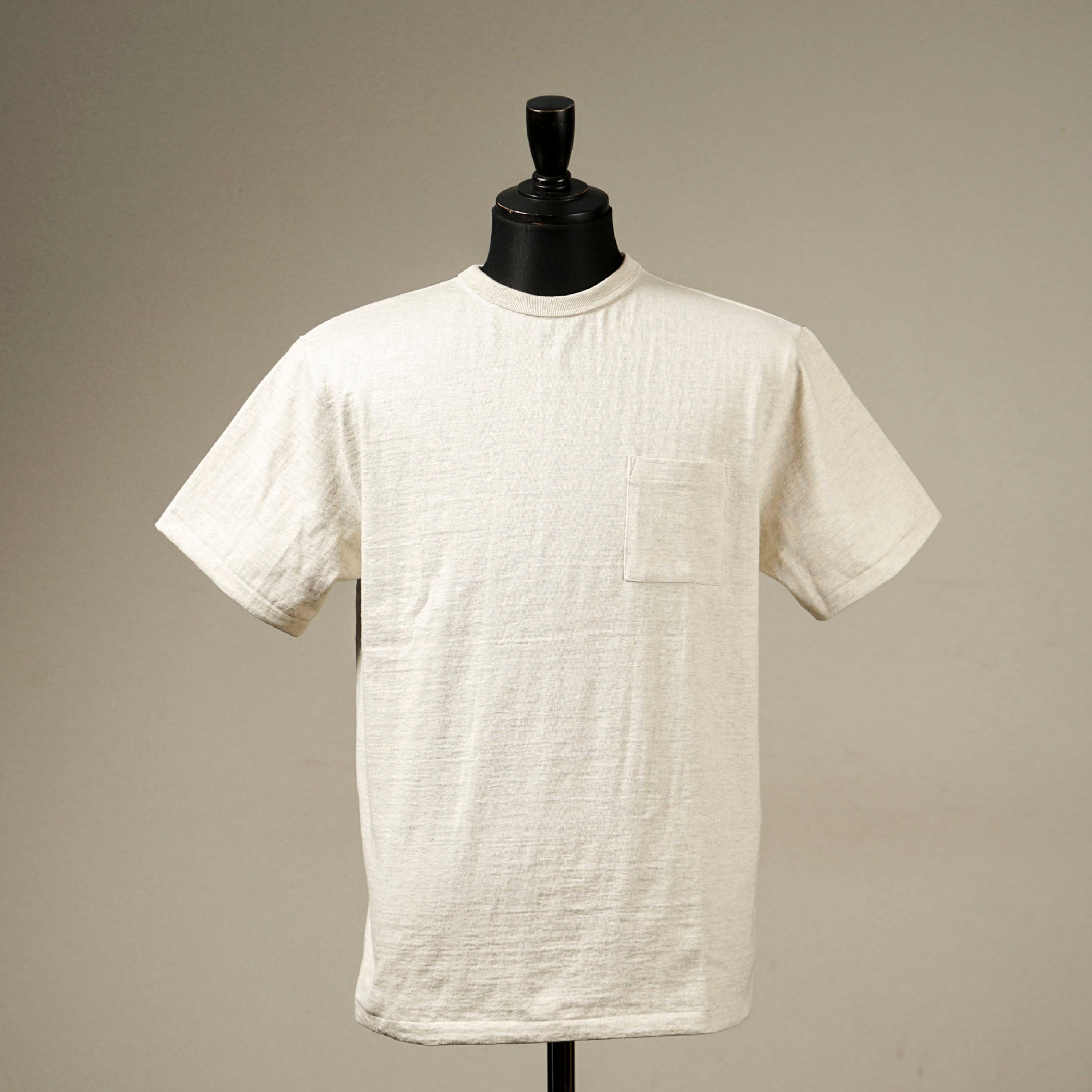ROYAL POCKET S/S T-SHIRTS - OATMEAL