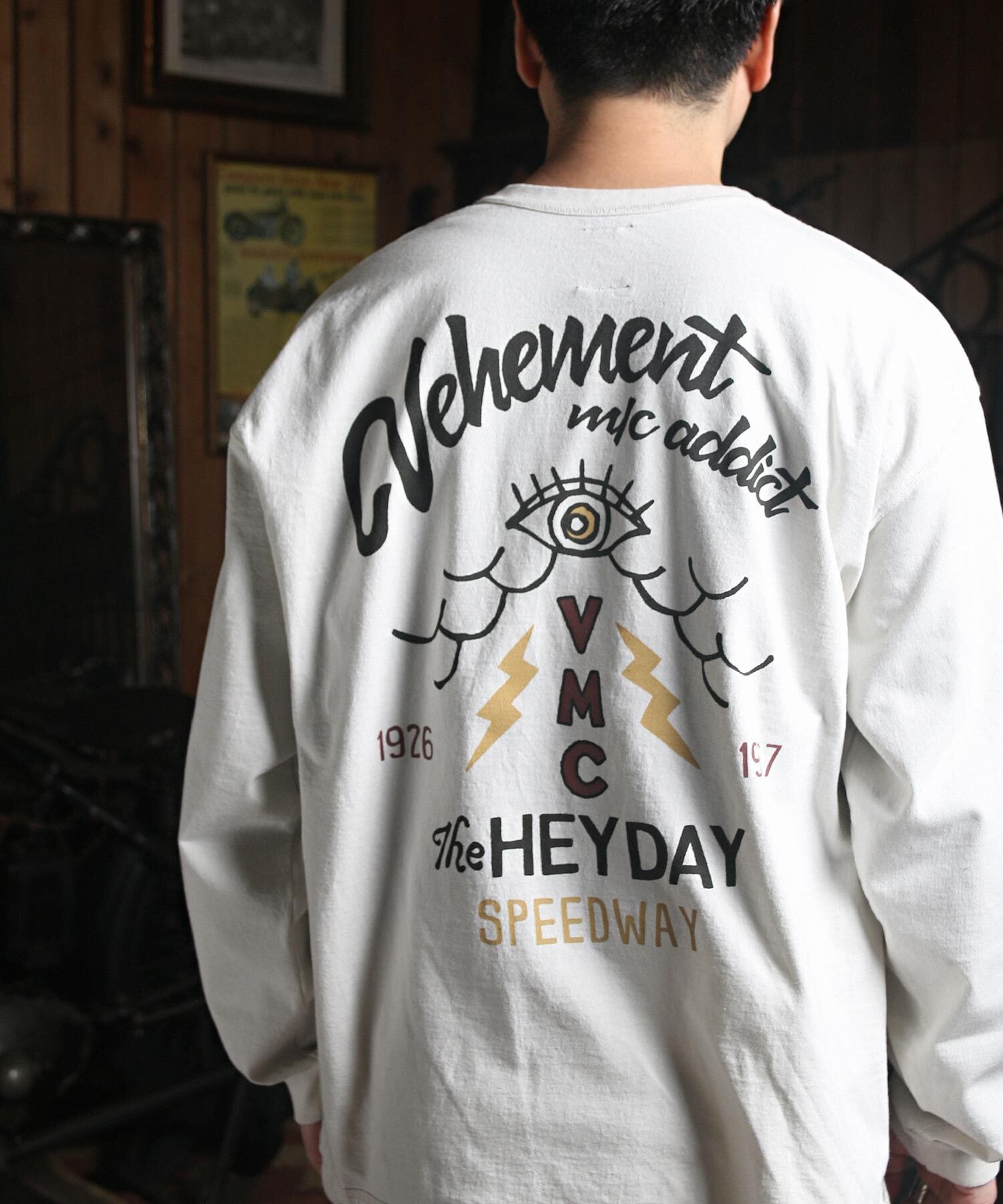 GS2529967 16/-LS SLIT VMC PT CREW - IVORY