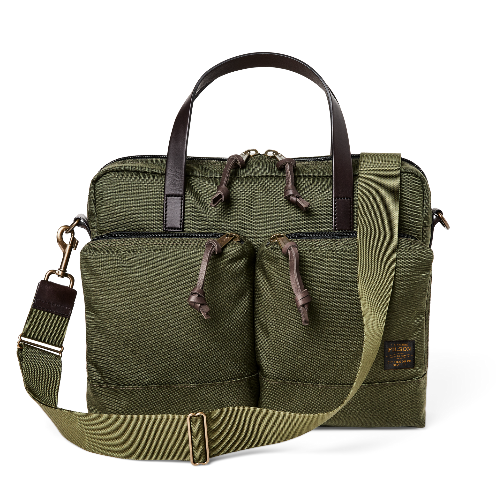 DRYDEN BRIEFCASE - OTTER GREEN