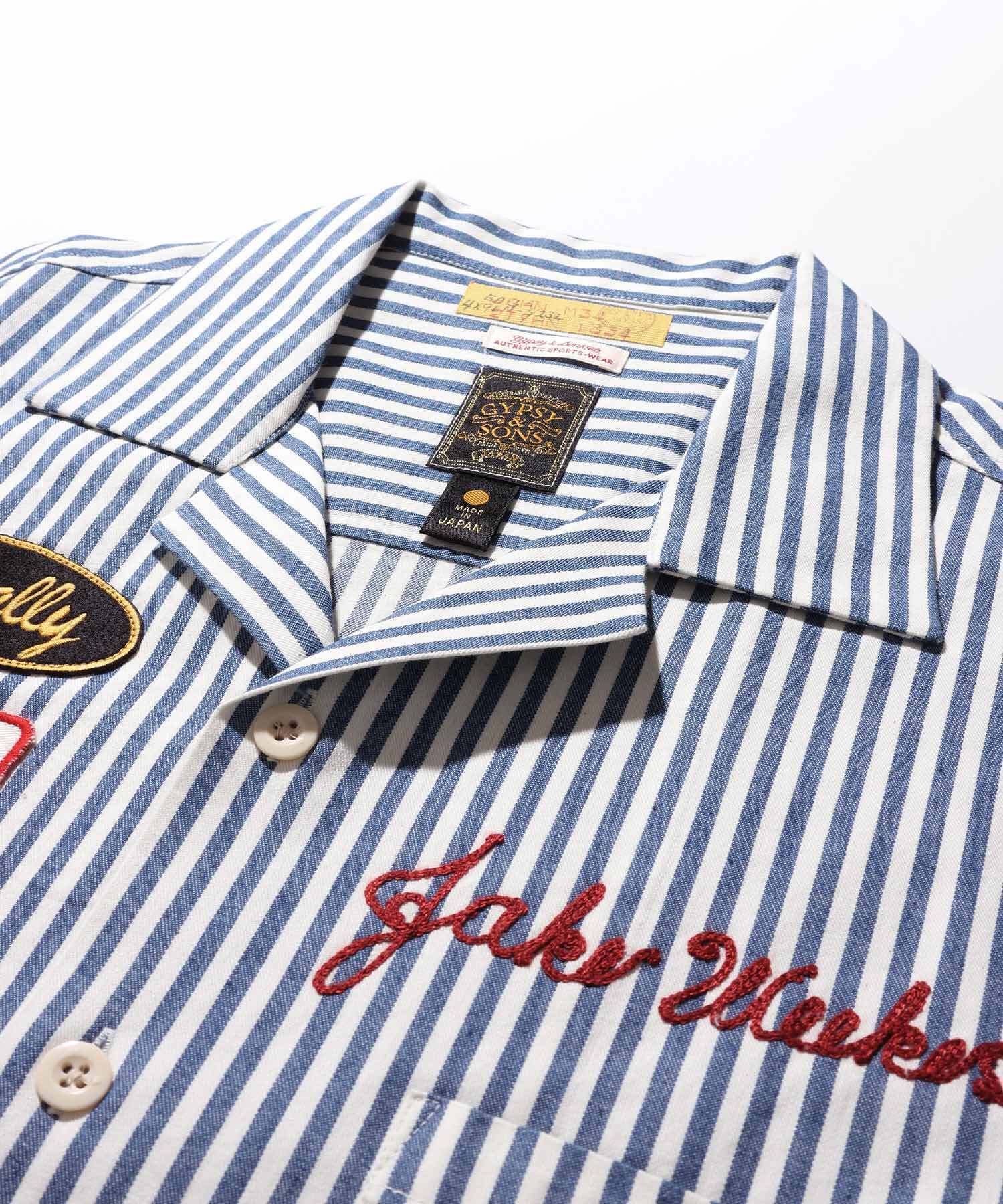 GS2549929 LIBIYS SERVICE MAN SHIRTS - BLUE STRIPE