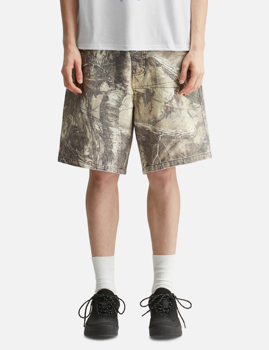 HUNT CANVAS JORTS - SAND CAMO