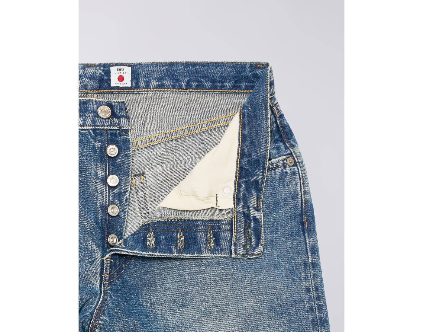 EEU05-133 WIDE PANT - BLUE MID USED PAINT