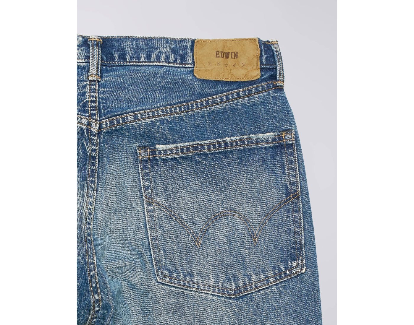 EEU05-133 WIDE PANT - BLUE MID USED PAINT