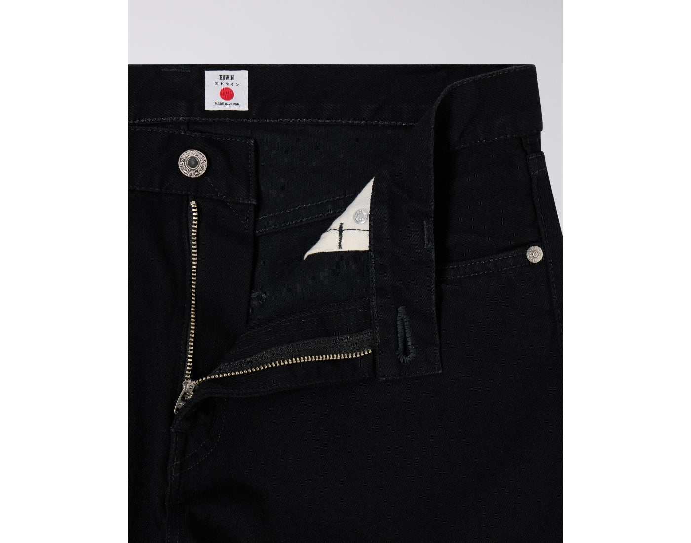 EU33Z-401 REGULAR TAPERED - BLACK UNWASHED