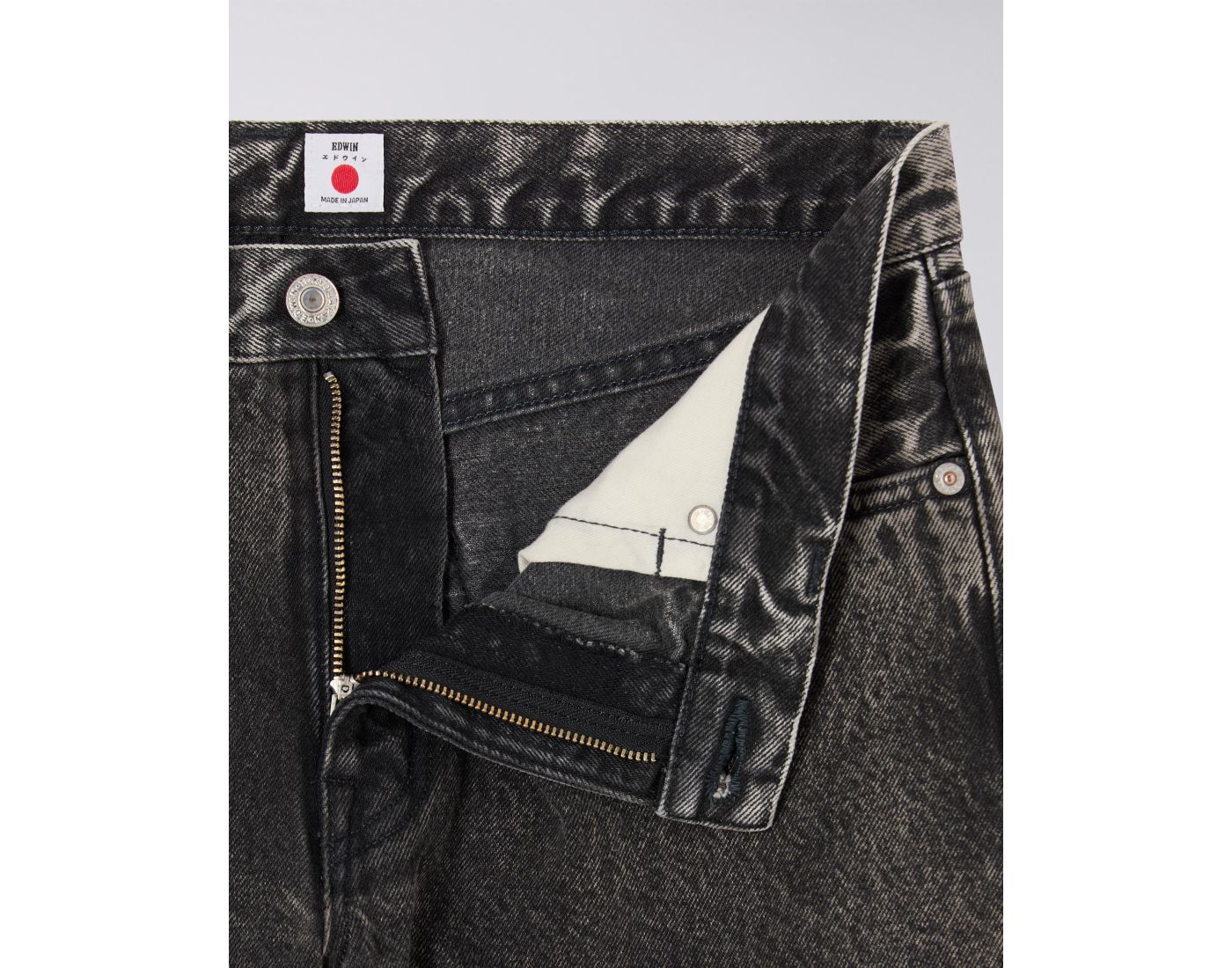 EU33Z-481M REGULAR TAPERED (MID DARK USED) - BLACK