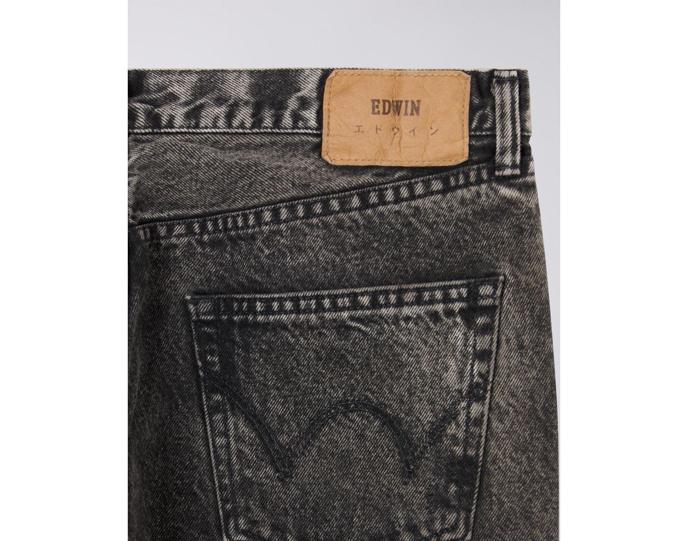 EU33Z-481M REGULAR TAPERED (MID DARK USED) - BLACK