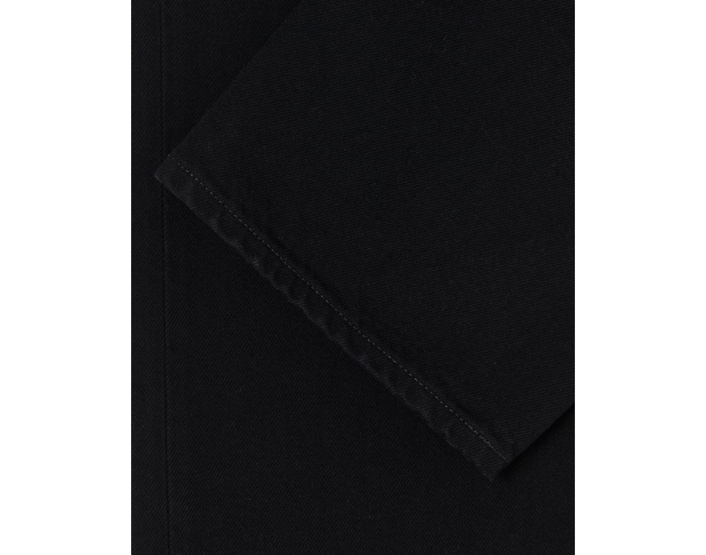 EU04Z-401M REGULAR STRAIGHT (UNWASHED) - BLACK