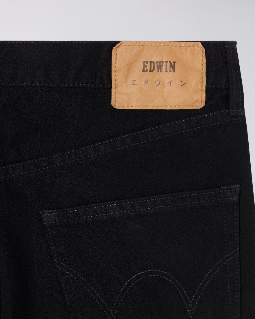 EU04Z-401 REGULAR STRAIGHT - BLACK UNWASHED