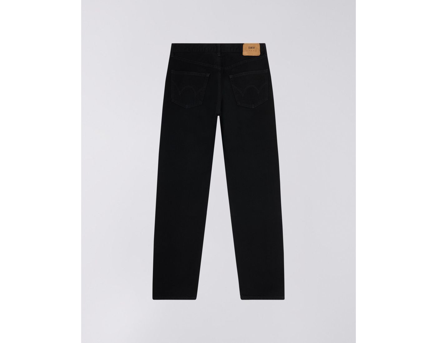 EU04Z-401M REGULAR STRAIGHT (UNWASHED) - BLACK