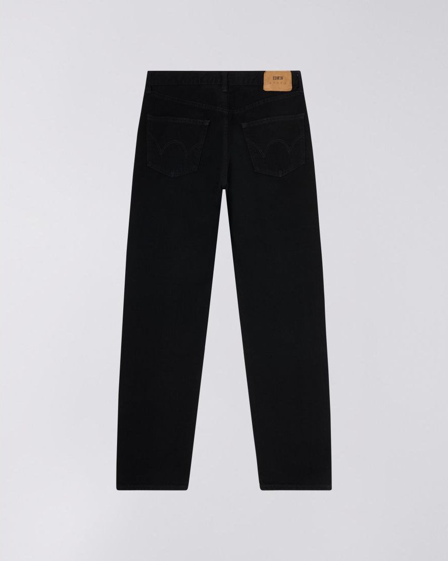 EU04Z-401 REGULAR STRAIGHT - BLACK UNWASHED