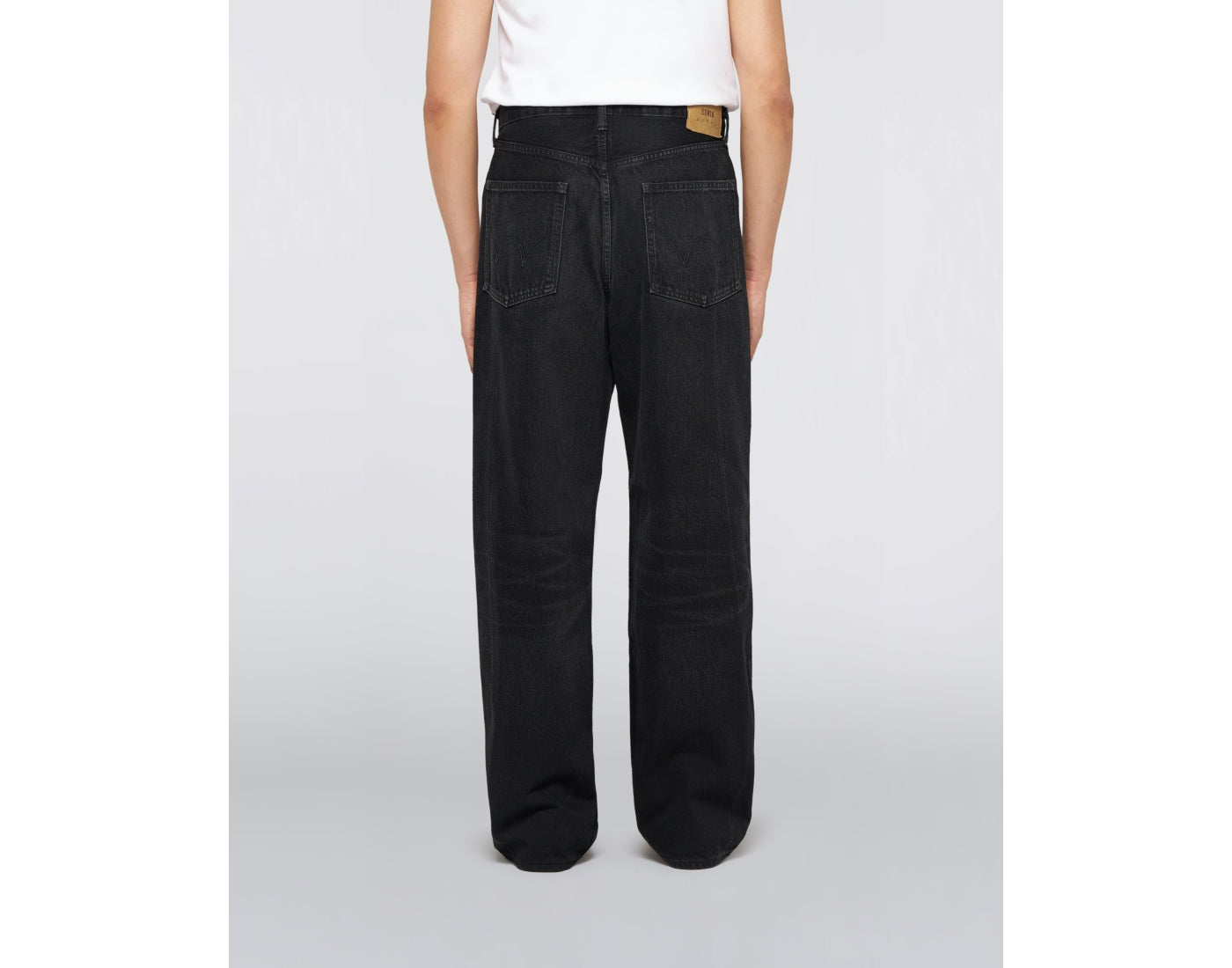 EU05Z-475 WIDE PANT - BLACK DEEP DARK USED