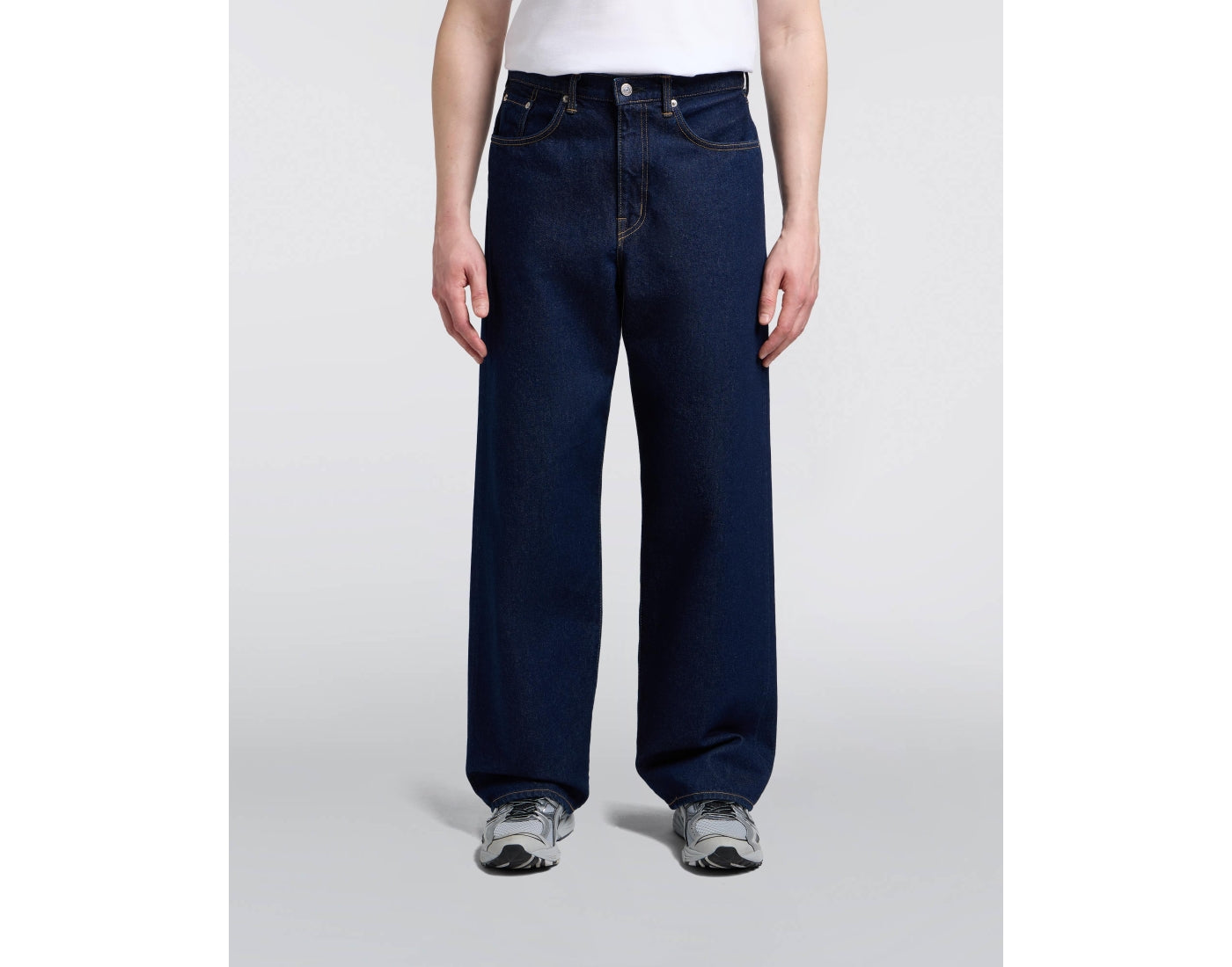 EU05Z-900 WIDE PANT - BLUE RINSED