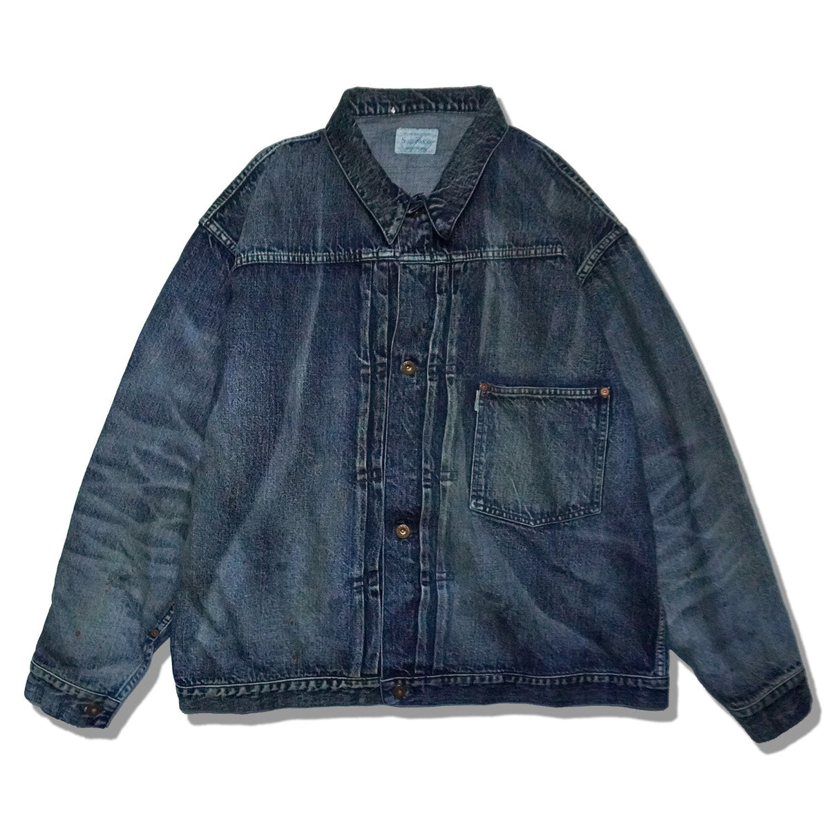 GENTLE JACKET 40'S WASH - INDIGO