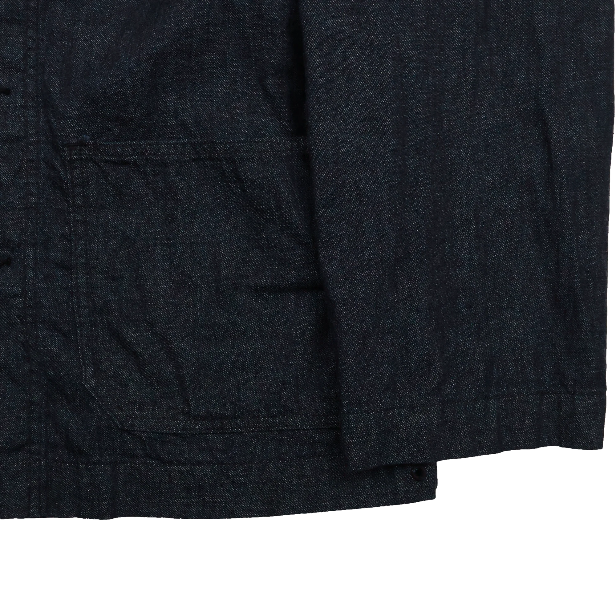 2052-1 USN Shawl Collar Denim Coverall - INDIGO