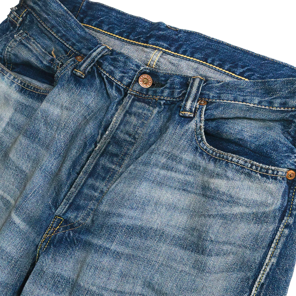 S0105SSHW WWII Model 11.5oz Denim Pants HW “Master Of Reality” - INDIGO