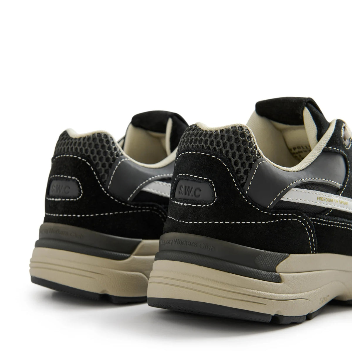 AMIEL S-STRIKE SUEDE MIX - BLACK III