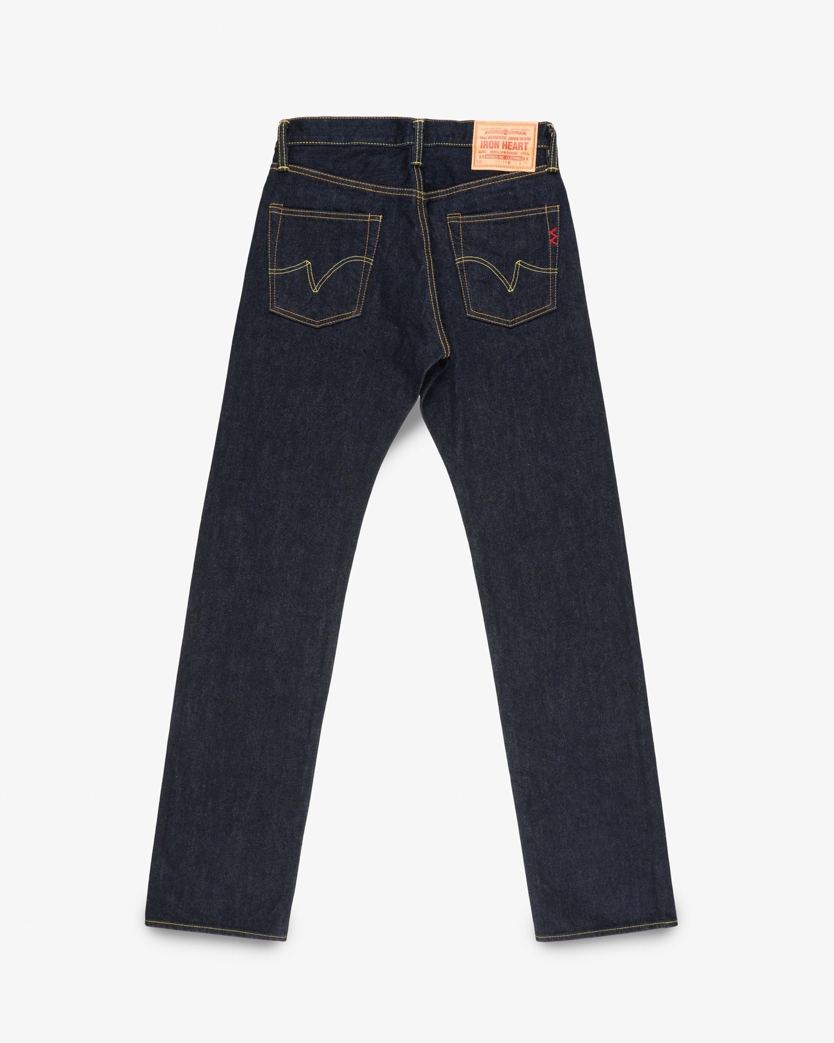 IH-634S-142 14oz Selvedge Straight Cut - INDIGO