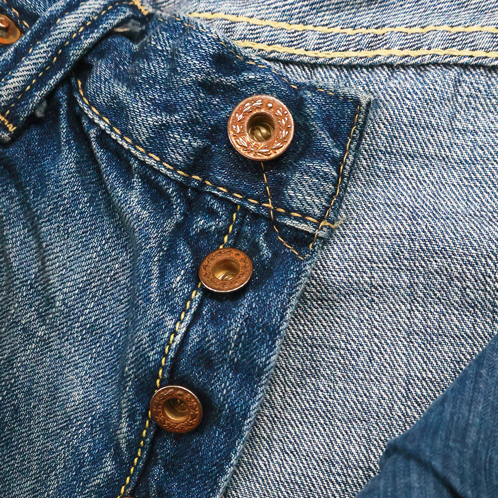 S0105SSHW WWII Model 11.5oz Denim Pants HW “Master Of Reality” - INDIGO