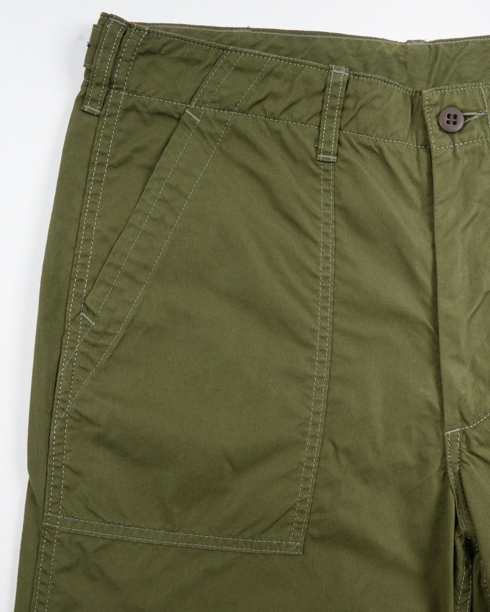 IH-745-ODG 4OZ COTTON/NYLON BAKER PANTS - OLIVE DRAB GREEN
