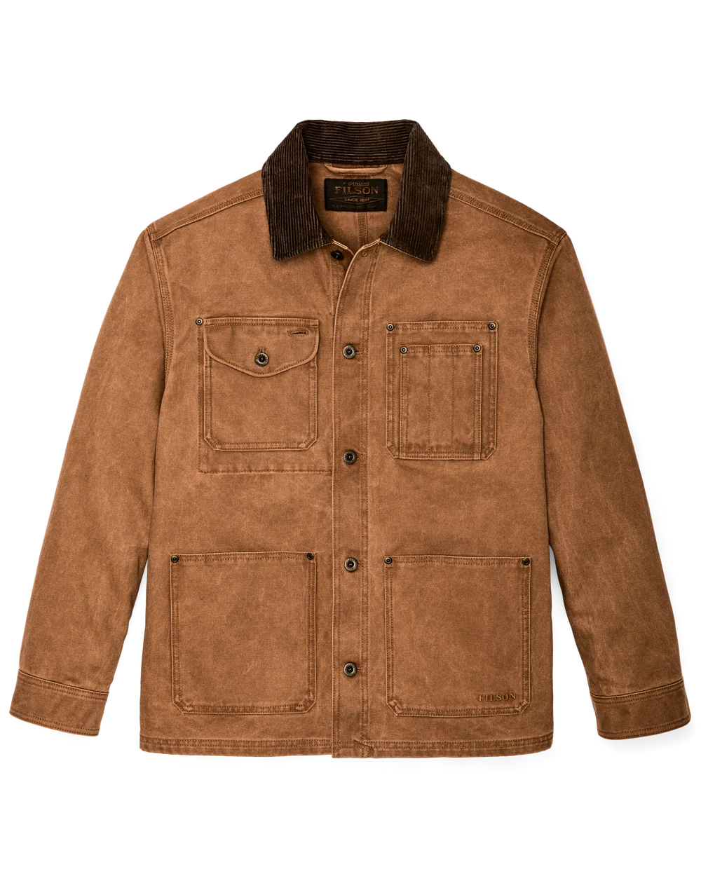 Rustic Canvas Barn Coat - WHISKEY
