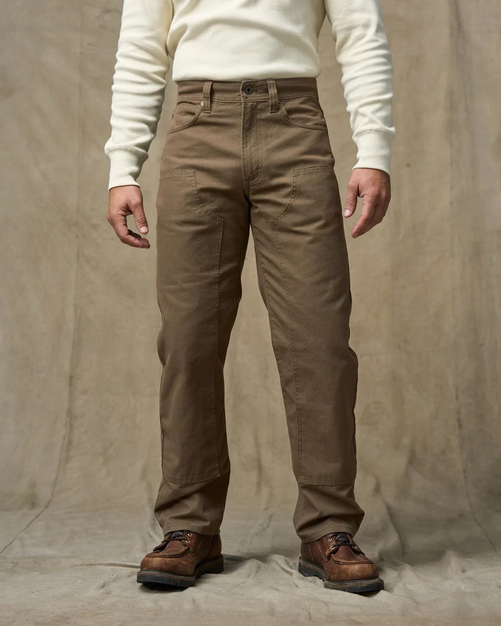Dry Tin Double Front Pants - MARSH OLIVE
