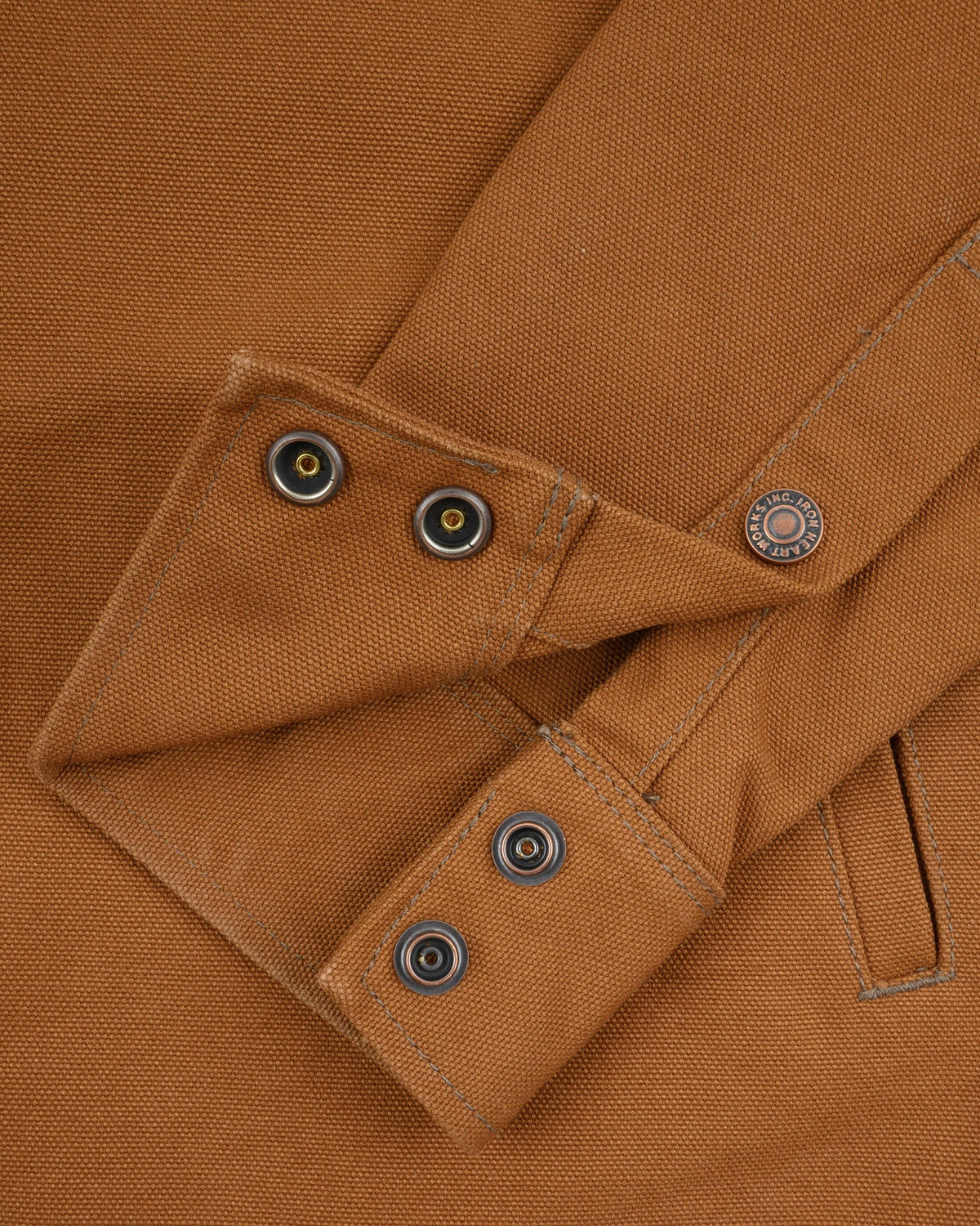 IHSH-422-BRN 17oz Cotton Duck CPO Shirt - BROWN