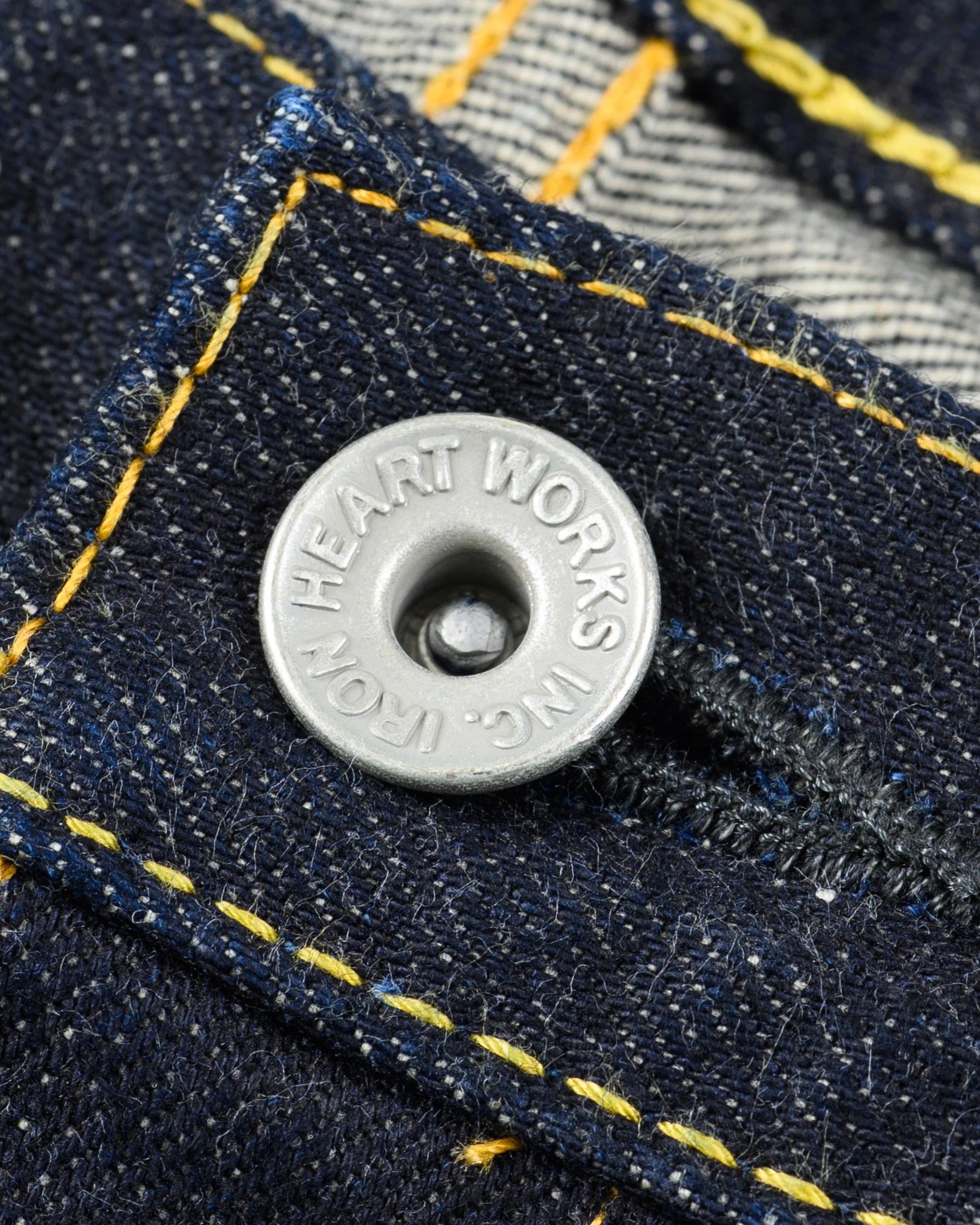IH-634S-142 14oz Selvedge Straight Cut - INDIGO