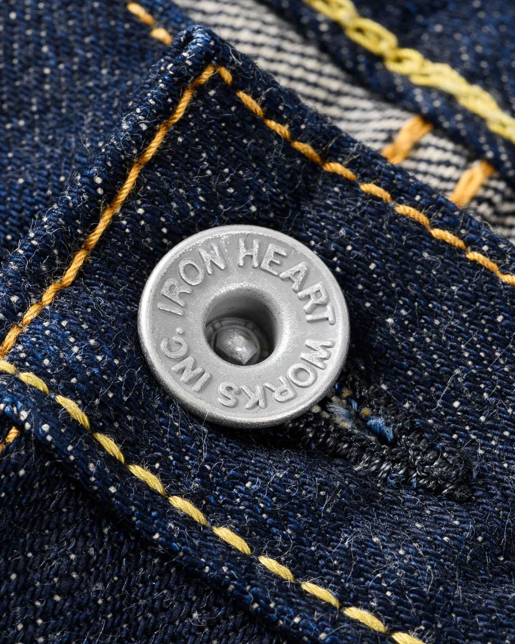 IH-634S-18 18oz Vintage Selvedge Straight Cut - INDIGO