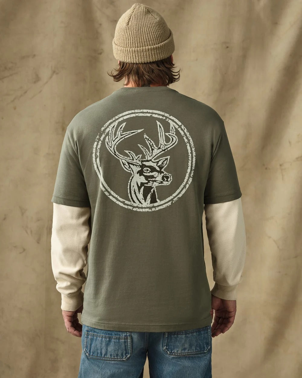 Buck Graphic T-Shirt - SHALE