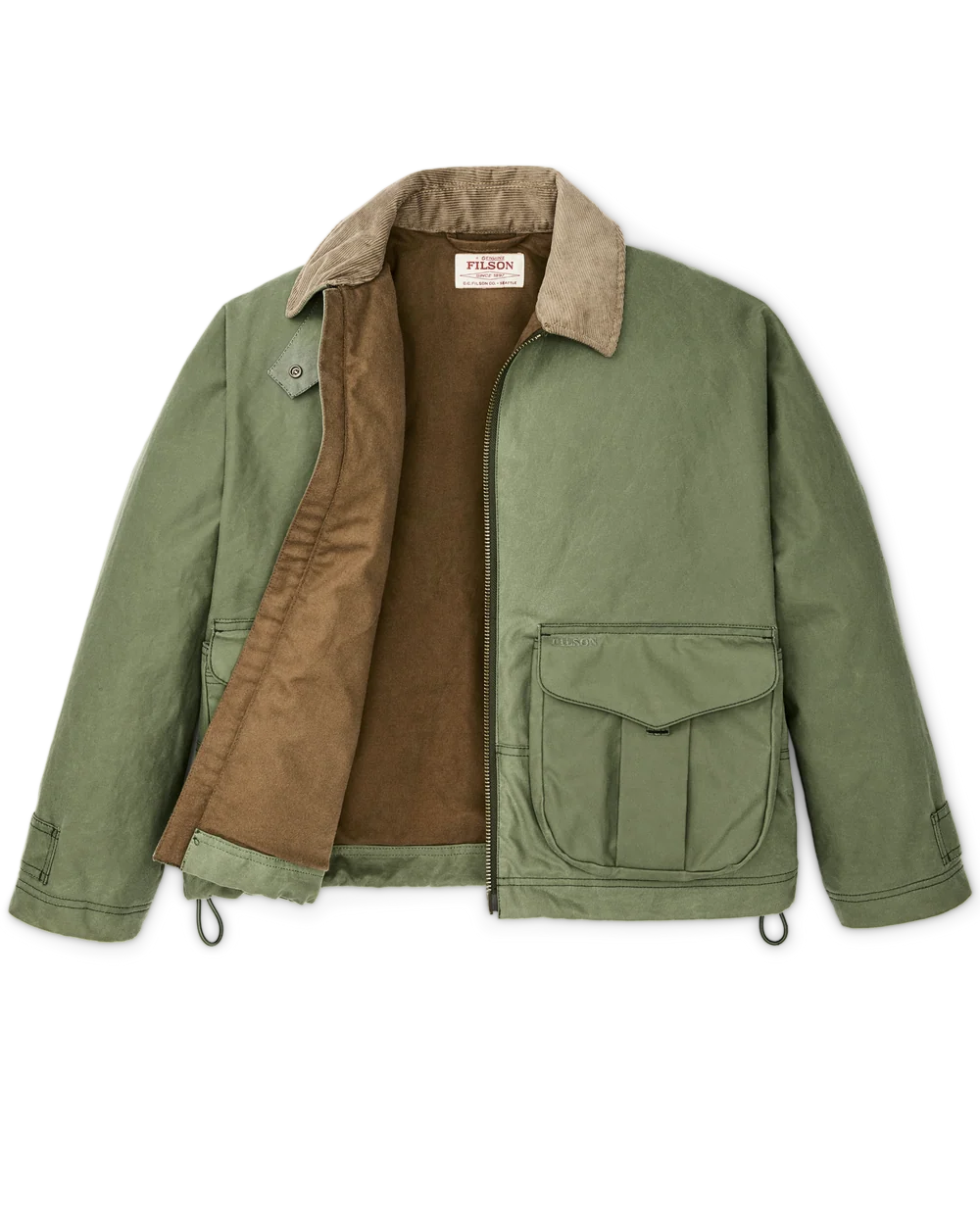 Women's Shelter Cloth Short Work Jacket - SAGE OLIVE