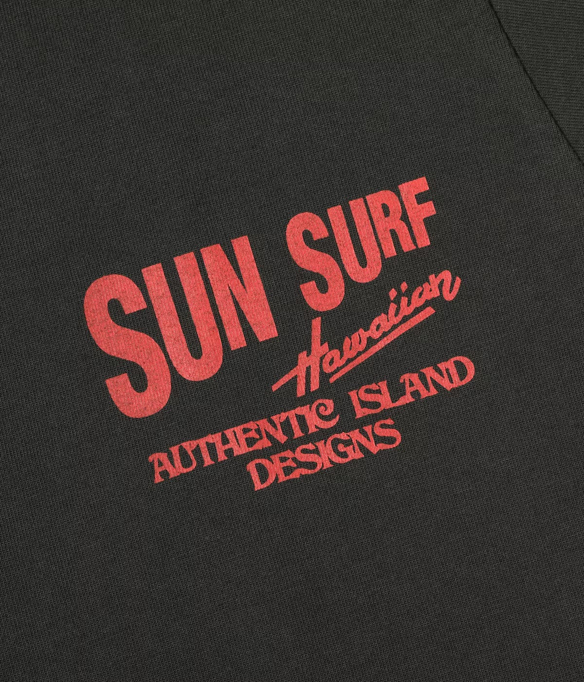 SS79712 SUNSURF PRINT T-SHIRTS “LOVELY HULA HANDS” - BLACK
