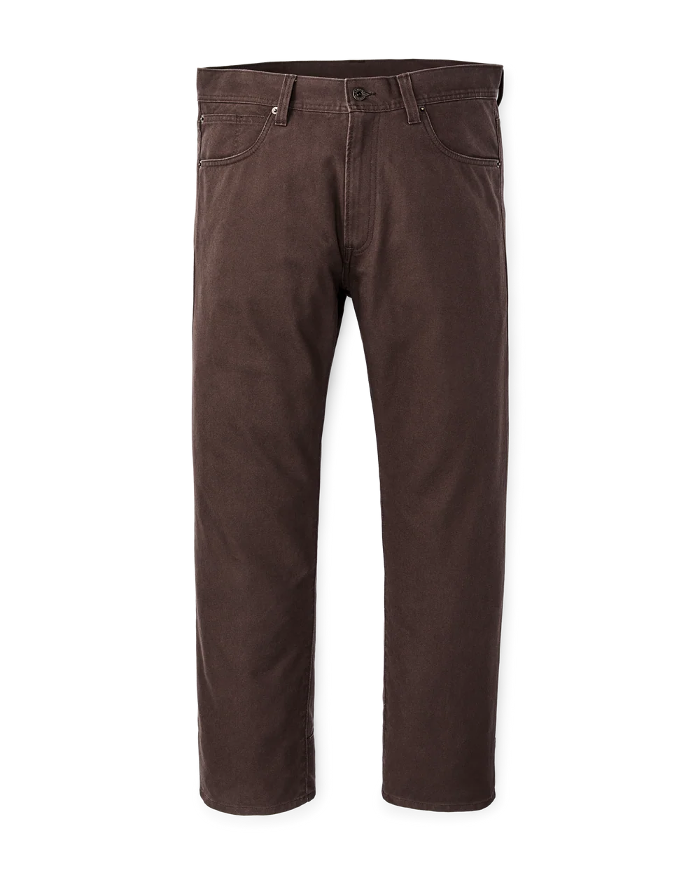 Dry Tin Cloth 5-Pocket Pants - SEAL BROWN