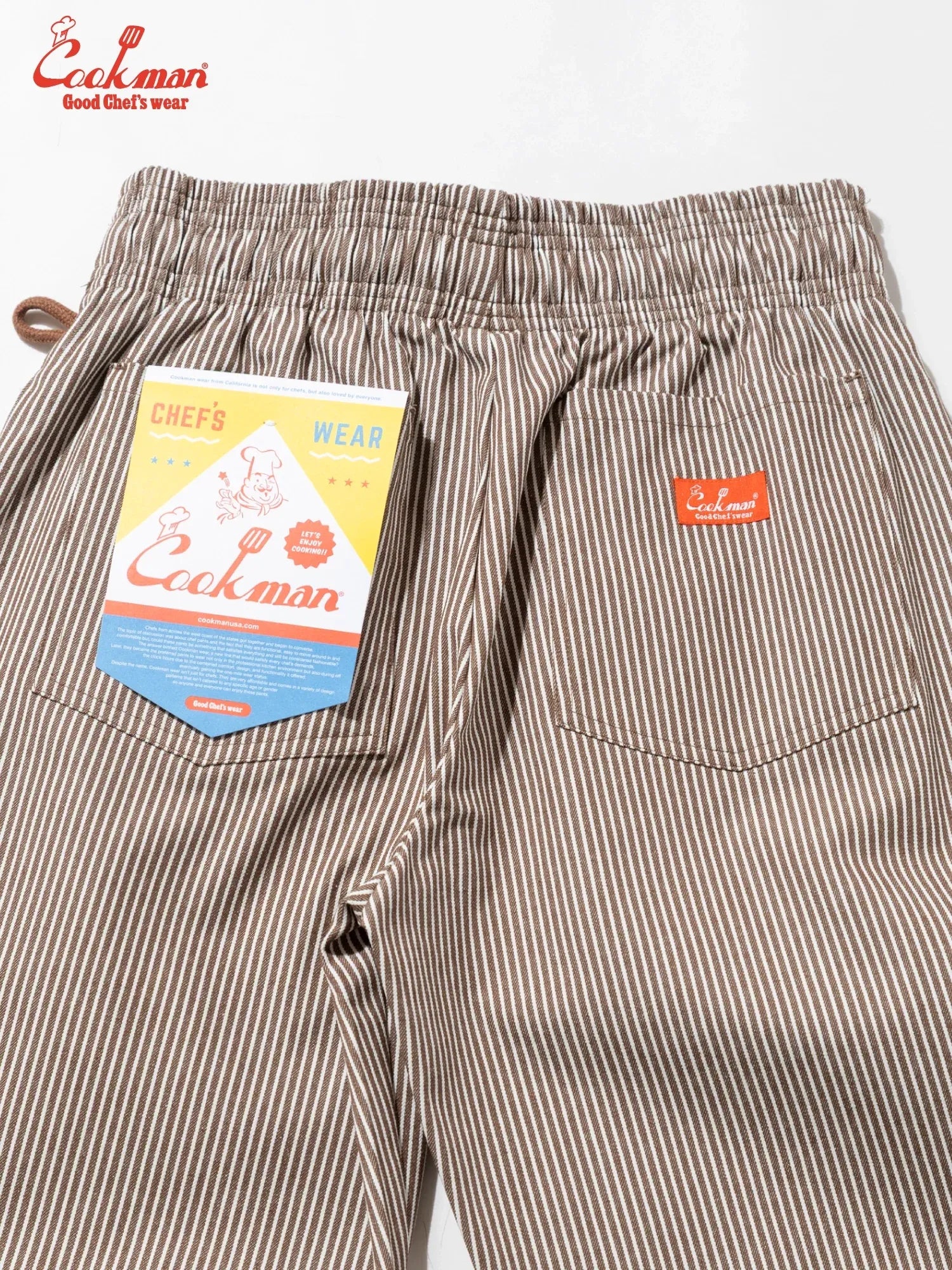 CHEF PANTS HICKORY - BROWN