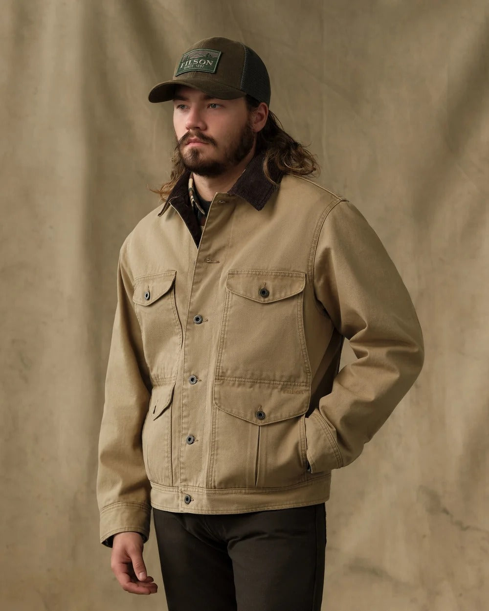 Rustic Canvas Journeyman Jacket - ANTIQUE BRONZE