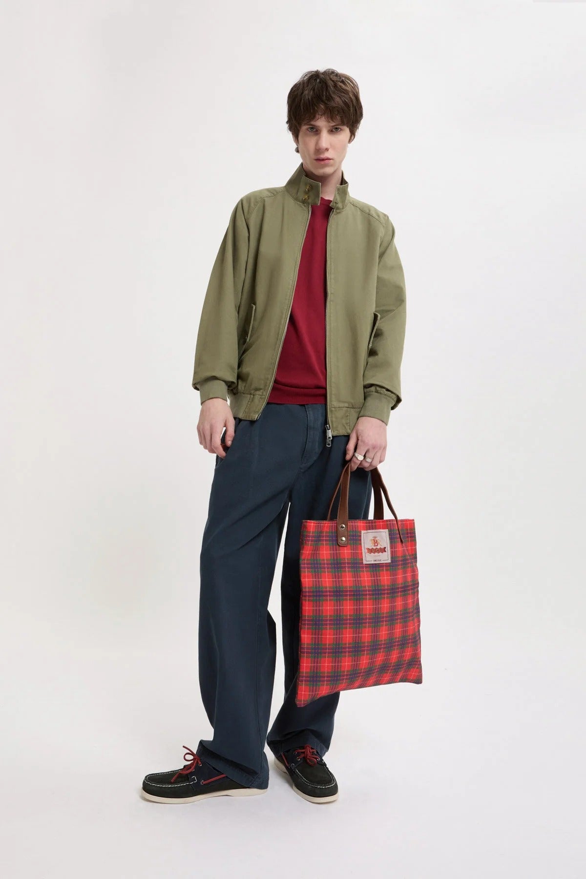 BARACUTA TARTAN TOTE - RED FRASER