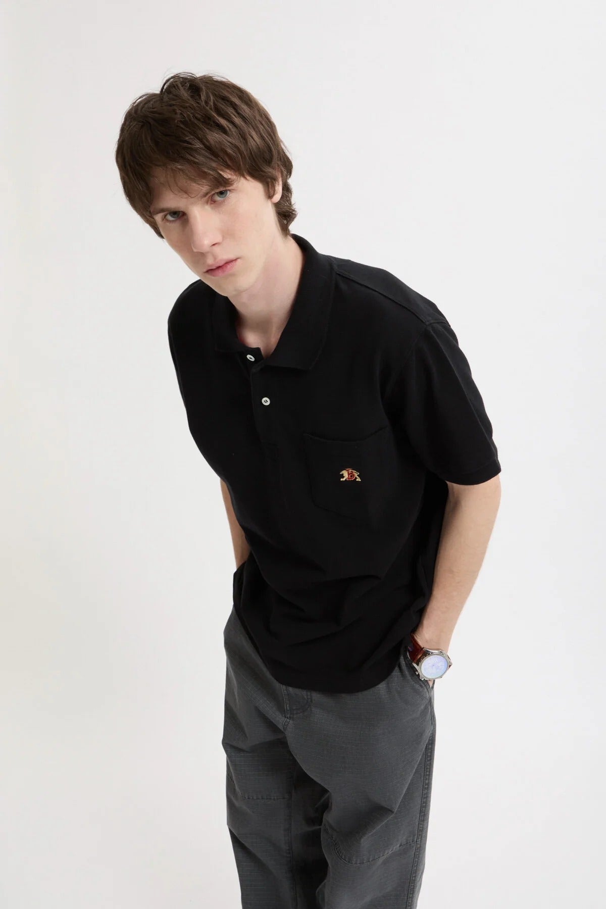 PIQUET POLO - BLACK