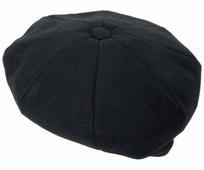 WOOL NEWSBOY - BLACK