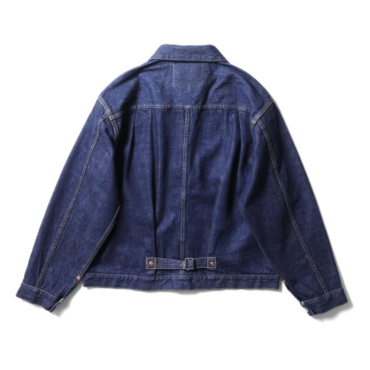 51501 WW2 SELVEDGE DENIM TRUCKER JACKET - INDIGO ONE WASH