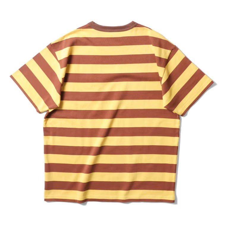 22393 H/W BORDER TEE - MUSTARD