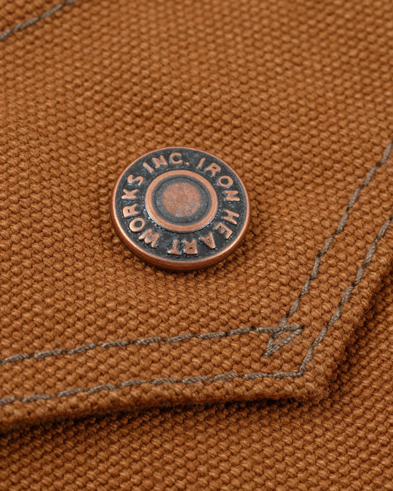 IHSH-422-BRN 17oz Cotton Duck CPO Shirt - BROWN