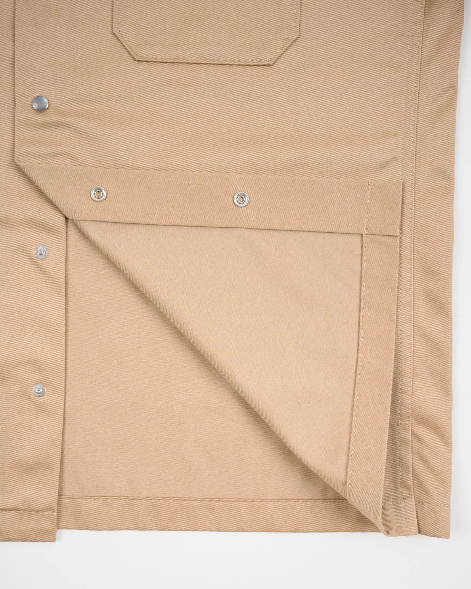 IHSH-446-KHA 9.6OZ T/C SHORT SLEEVED MECHANIC SHIRT - KHAKI