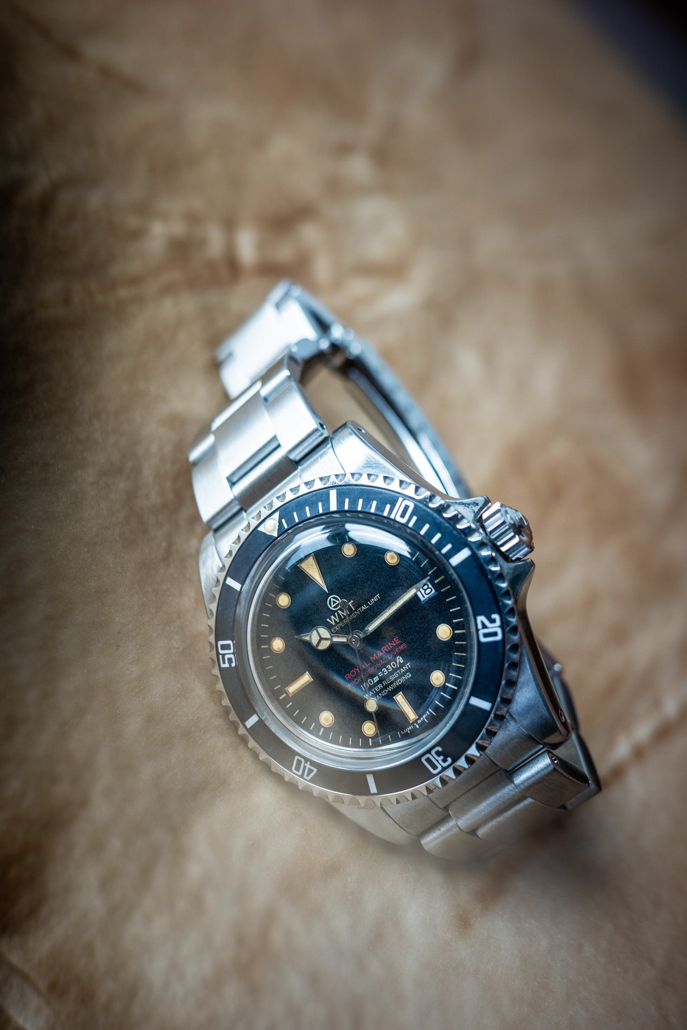 ROYAL MARINE - BLACK DIAL / HEAVY AGED EDITION